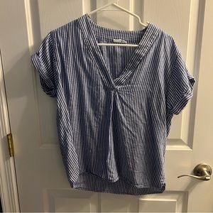 Gap Factory Striped Linen Shirt
